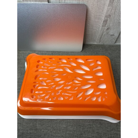 Kitchen 3 in 1 Defrosting Colander Serving Tray Thaws Frozen Food Faster - Picture 10 of 15